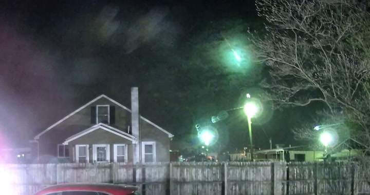 El video de la bola de fuego que atravesó Nueva Jersey, desde Pensilvania
