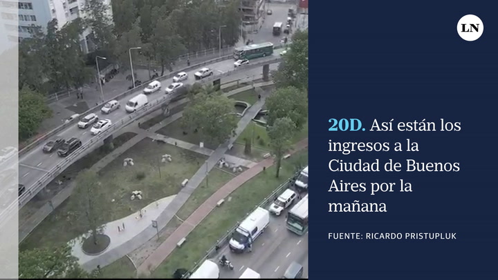 Así están los ingresos a la Ciudad de Buenos Aires por la mañana