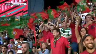 Los dos goles del triunfo de Portugal