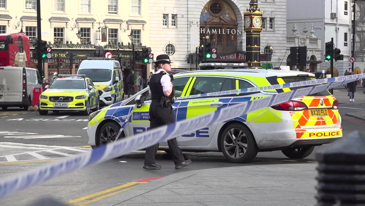 Emergency services on scene after pedestrian hit and killed by bus near London Victoria