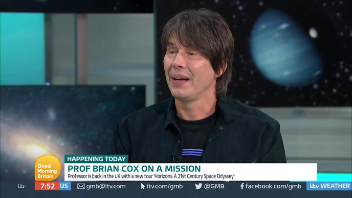 Professor Brian Cox believes 'there must be other civilisations somewhere in the universe'