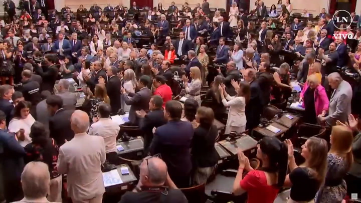Cristina Fernández de Kirchner remarcó que por primera vez tres mujeres presiden la asamblea