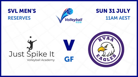 31 July - Sydney Volleyball League Mens - Finals - Just Spike It v Eagles