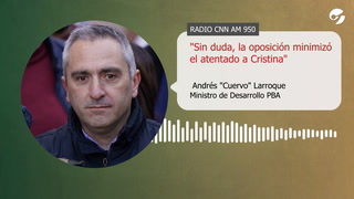 Andrés "Cuervo" Larroque: "Sin duda, la oposición minimizó el atentado a Cristina"