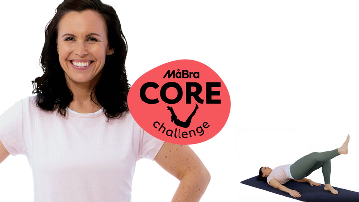 MåBra Core Challenge – se övningen höftlyft