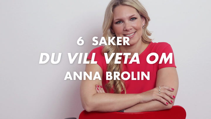 6 saker du vill veta om Anna Brolin