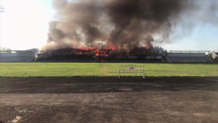 Ukrainian official shares footage of Wagner Group base destroyed in Luhansk region