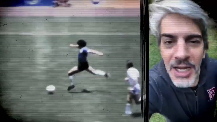 El llamativo video del gol de Maradona con relato de referentes kirchneristas y jugadores