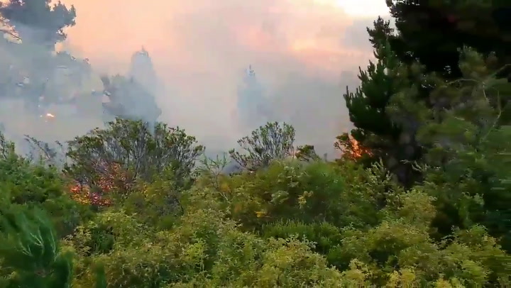 Incendios en Epuyén - Fuente: Twitter