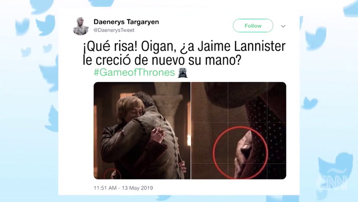 ¿Otro error en Game of Thrones? Ahora Jaime Lannister habría recuperado la mano derecha - Fuente: Re