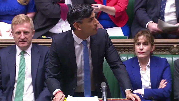 PMQs: Sunak sends 'best wishes' to King and Princess of Wales