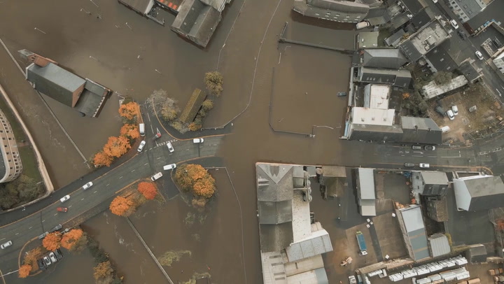 Newry engulfed in floodwater as businesses estimate losses in 'hundreds of thousands'