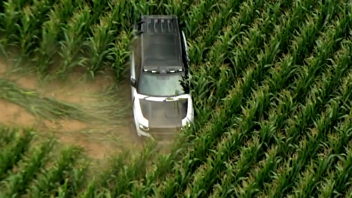 Drunk father and son plough car through corn fields moments before killing woman
