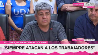 Pablo Moyano contra Javier Milei: “No pudo Macri, menos va a poder este cachivache”