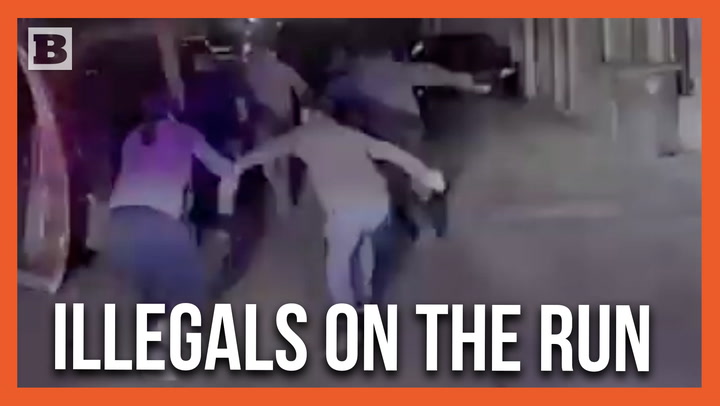 Illegals on the Run -- Human Smuggler, Illegals Attempt to Flee Police Custody