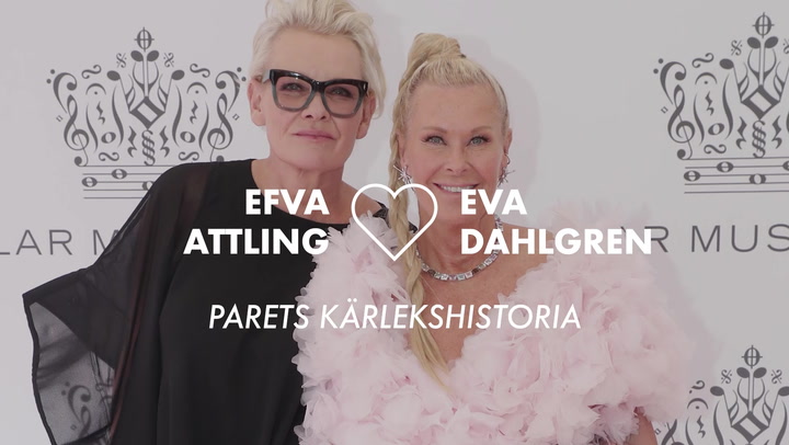 Efva Attling och Eva Dahlgrens kärlekssaga