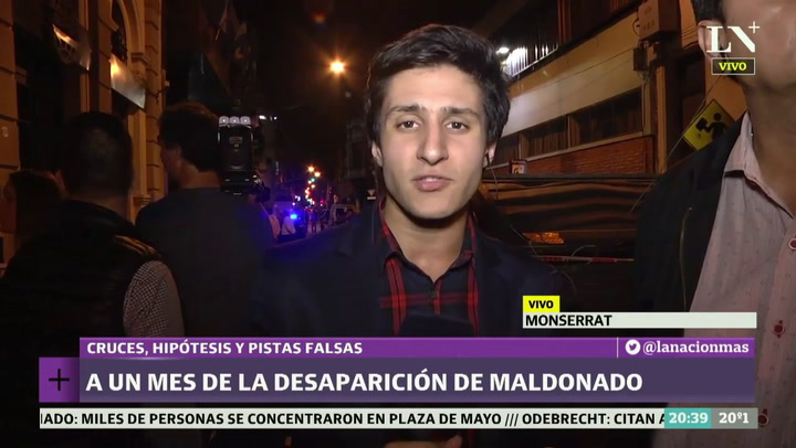 Incidentes en Montserrat luego de la marcha por Santiago Maldonado