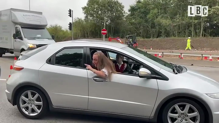 Driver hits out at Insulate Britain protesters blocking daughter from getting to school