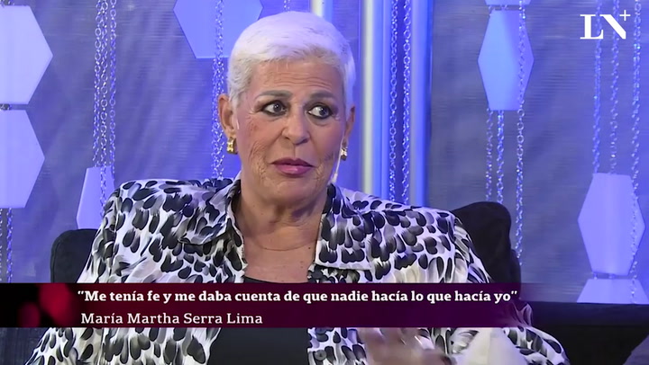María Martha Serra Lima habló de su familia