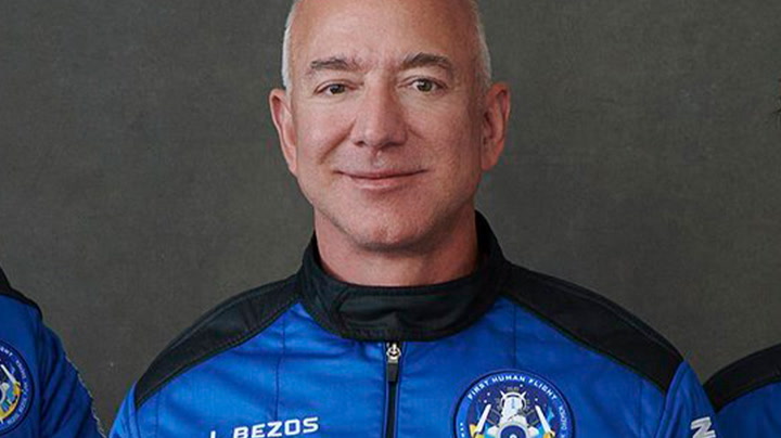 Watch live as Jeff Bezos launches himself into space