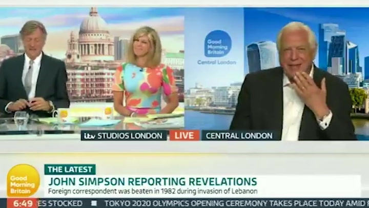 John Simpson yells 'w****r' on Good Morning Britain