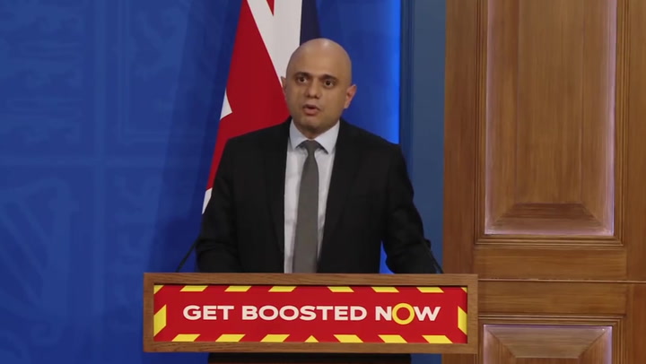 Sajid Javid claims Omicron 'in retreat' as plan B Covid rules scrapped