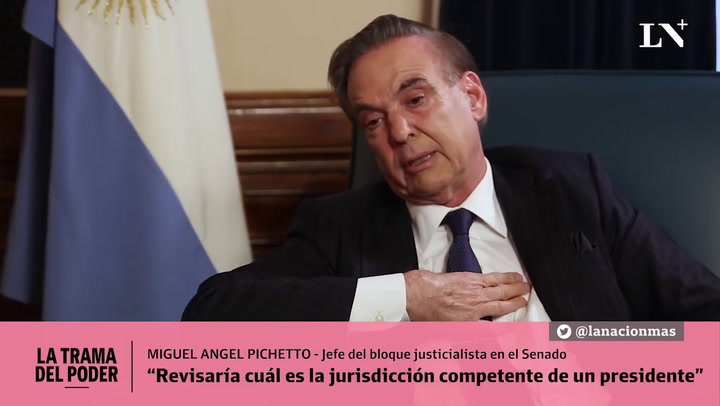 Miguel Ángel Pichetto “No debe ir presa hasta que haya sentencia firme”