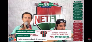 El periodista de Fluminense que rompió su camiseta en plena transmisión