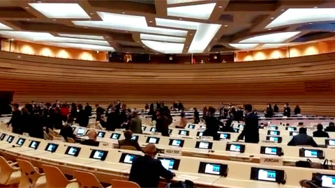 Video: Forlater FN-møte i protest