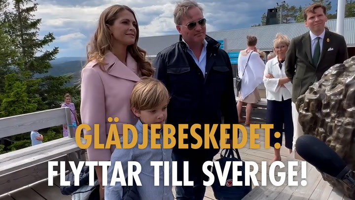 Hovet bekräftar: Prinsessan Madeleine och familjen flyttar till Sverige!
