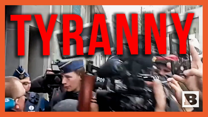 Tyranny! Belgium Police Storm National Conservative Conference in Brussels
