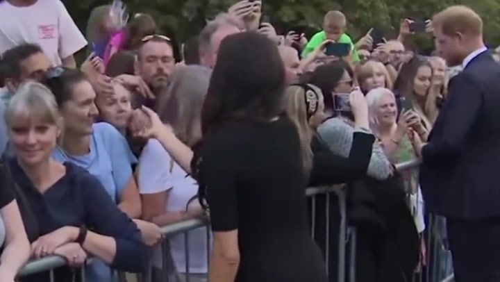 Duchess of Sussex snubbed by woman in crowd at Windsor walkabout