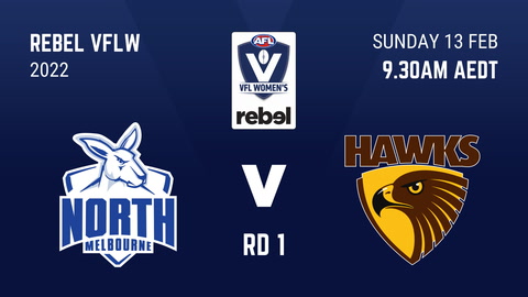 13 February - Round 1 - North Melbourne v Hawthorn