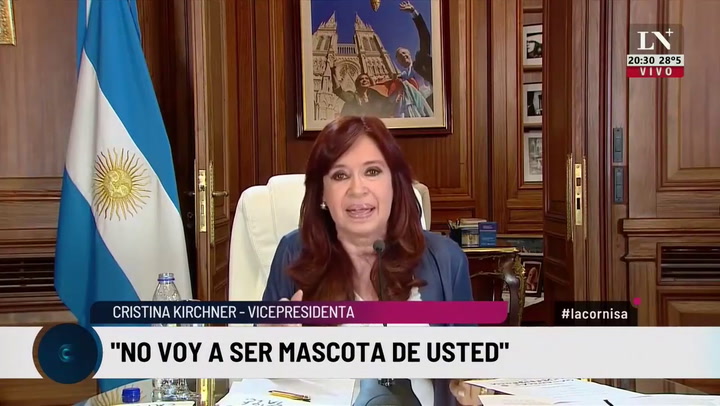 Cristina Fernández aseguró que no será la 'mascota de Magnetto'.
