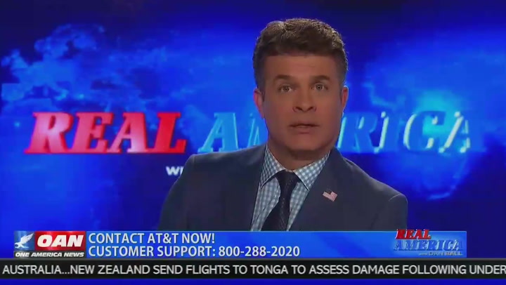 OAN host pleads with viewers to find 'dirt' on AT&T chair after network dropped by provider