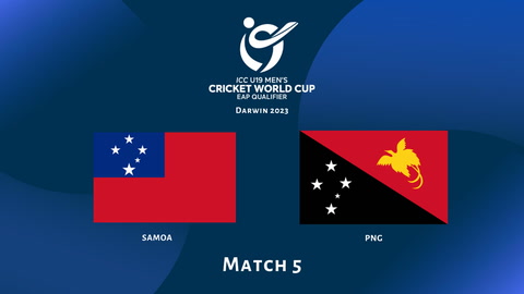 13 June - 2023 ICC U19s EAST ASIA PACIFIC WORLD CUP QUALIFIER - Samoa v PNG