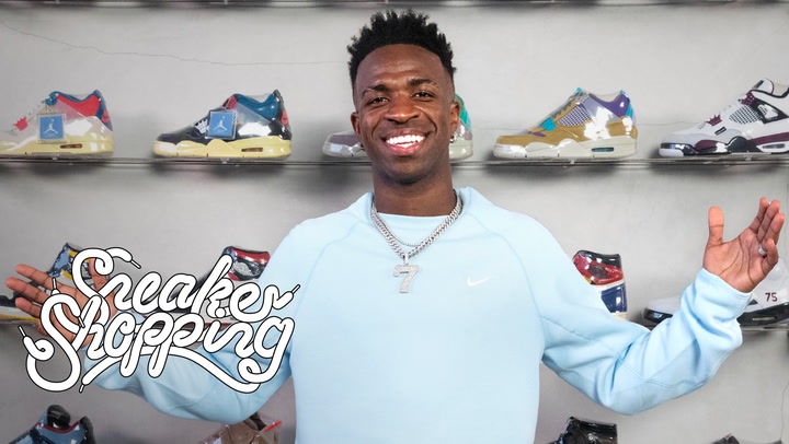Vinicius Jr. Goes Sneaker Shopping With Complex