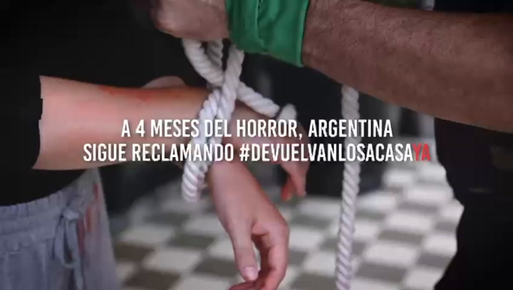 La Organización Sionista Argentina conmemora el cuarto mes de los ataques terroristas de Hamas a Israel