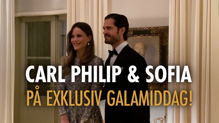 Sofia & Carl Philip på exklusiv galamiddag!