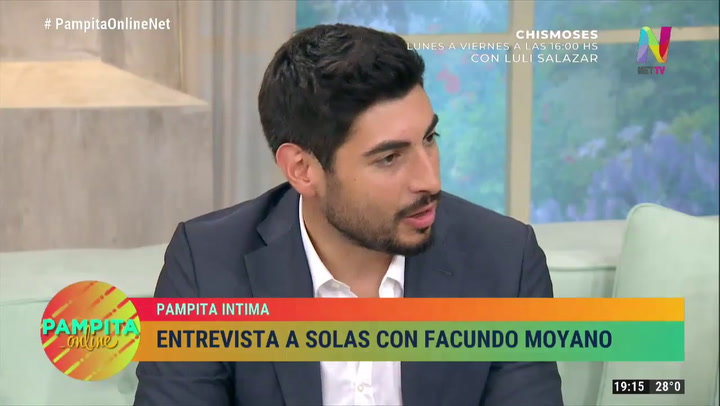 La entrevista de Pampita a Facundo Moyano - Fuente: NET TV