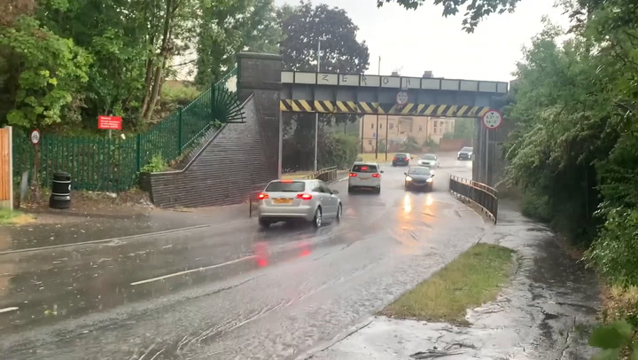 Maidenhead streets flooded as thunderstorms hit England