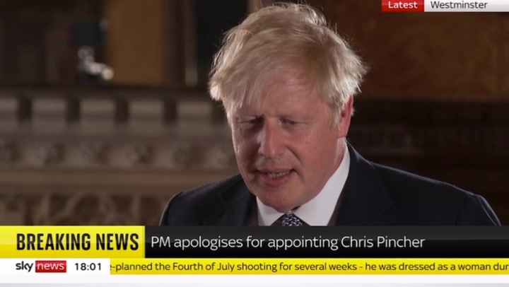 Sunak and Javid resign: Boris Johnson says it was a ‘mistake’ to appoint Pincher
