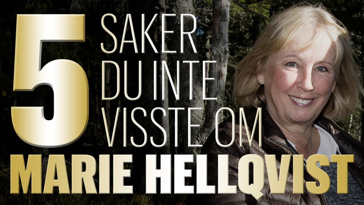 5 saker du inte visste om Marie Hellqvist