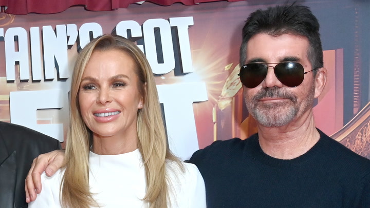 Simon Cowell sends cheeky message to Amanda Holden after Sharon Osbourne clash