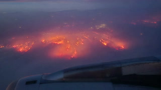 Texas: Plane flies over wildfire raging near nuclear weapons facility
