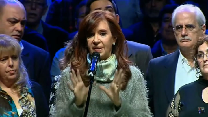 El discurso de campaña de Cristina Kirchner