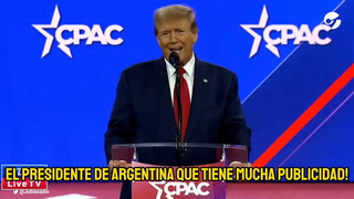 Trump elogió a Javier Milei en su discurso de la CPAC