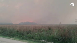 Volvieron los incendios y el temor por el fuego la zona del Iberá