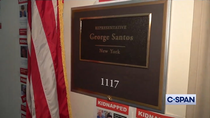 Capitol staff change locks on George Santos office door after expulsion