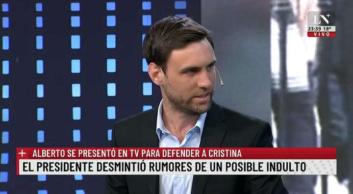 Alberto calificó de 'honesta a CFK y comparó a Luciani con Nisman